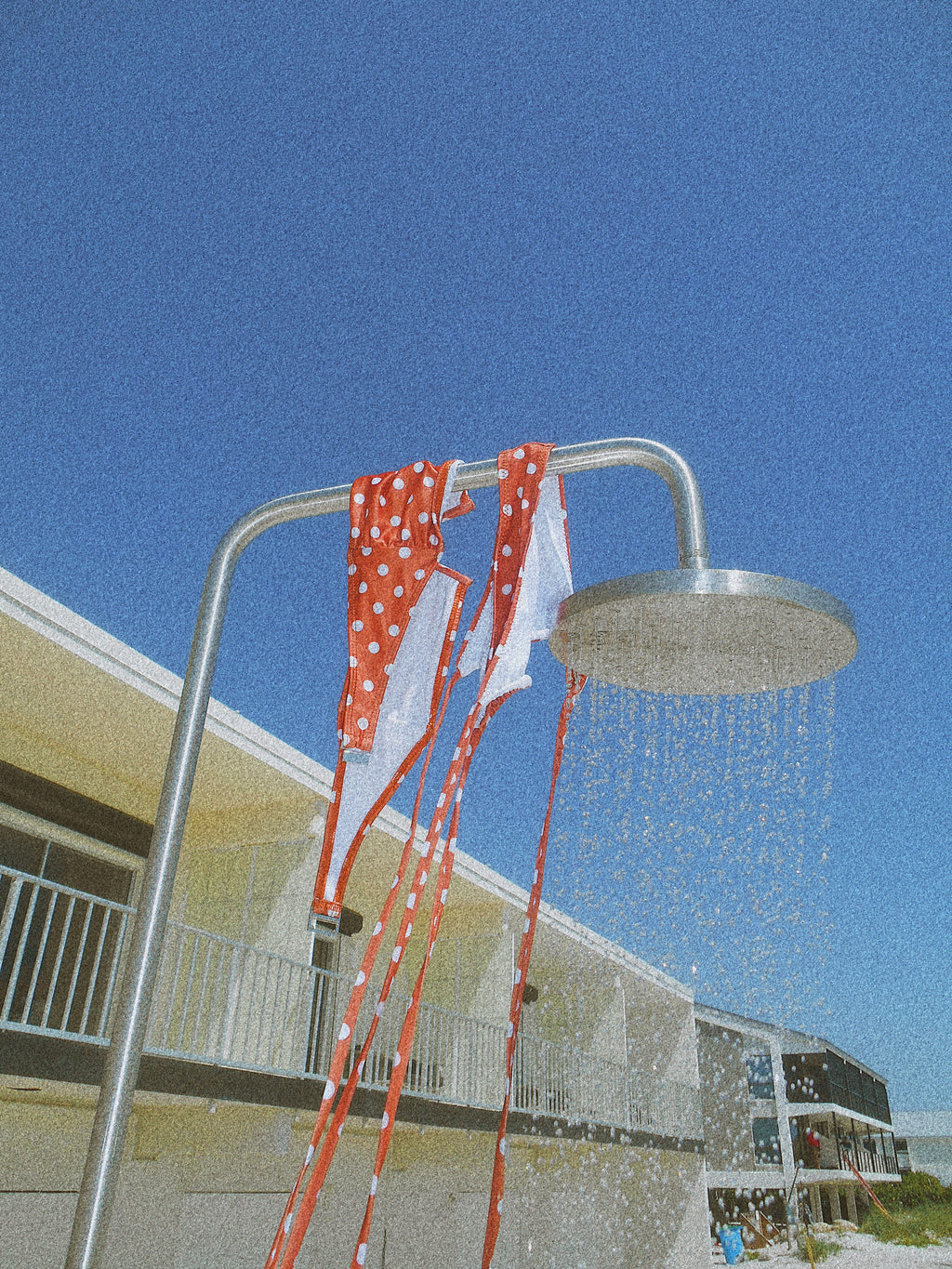 Classic Orange Polka Dot Tie Bottom